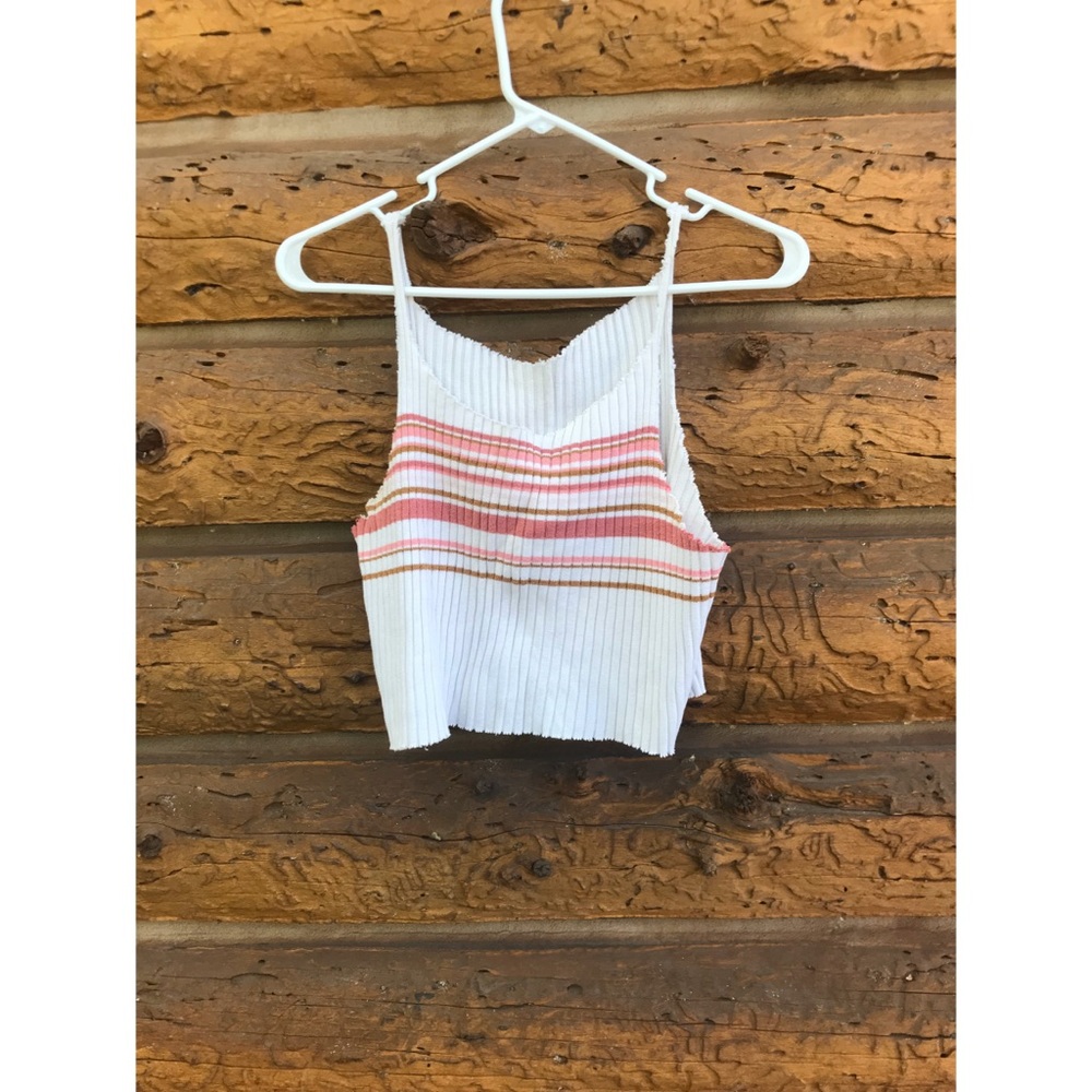 Distressed Cropped Tank